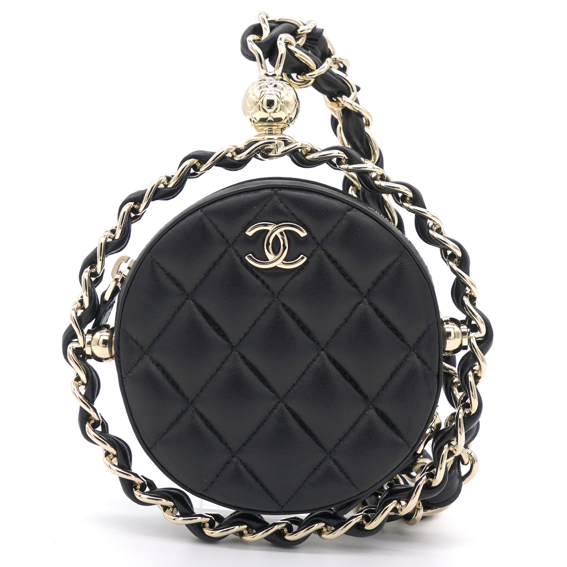 Chanel round bag black Clearance