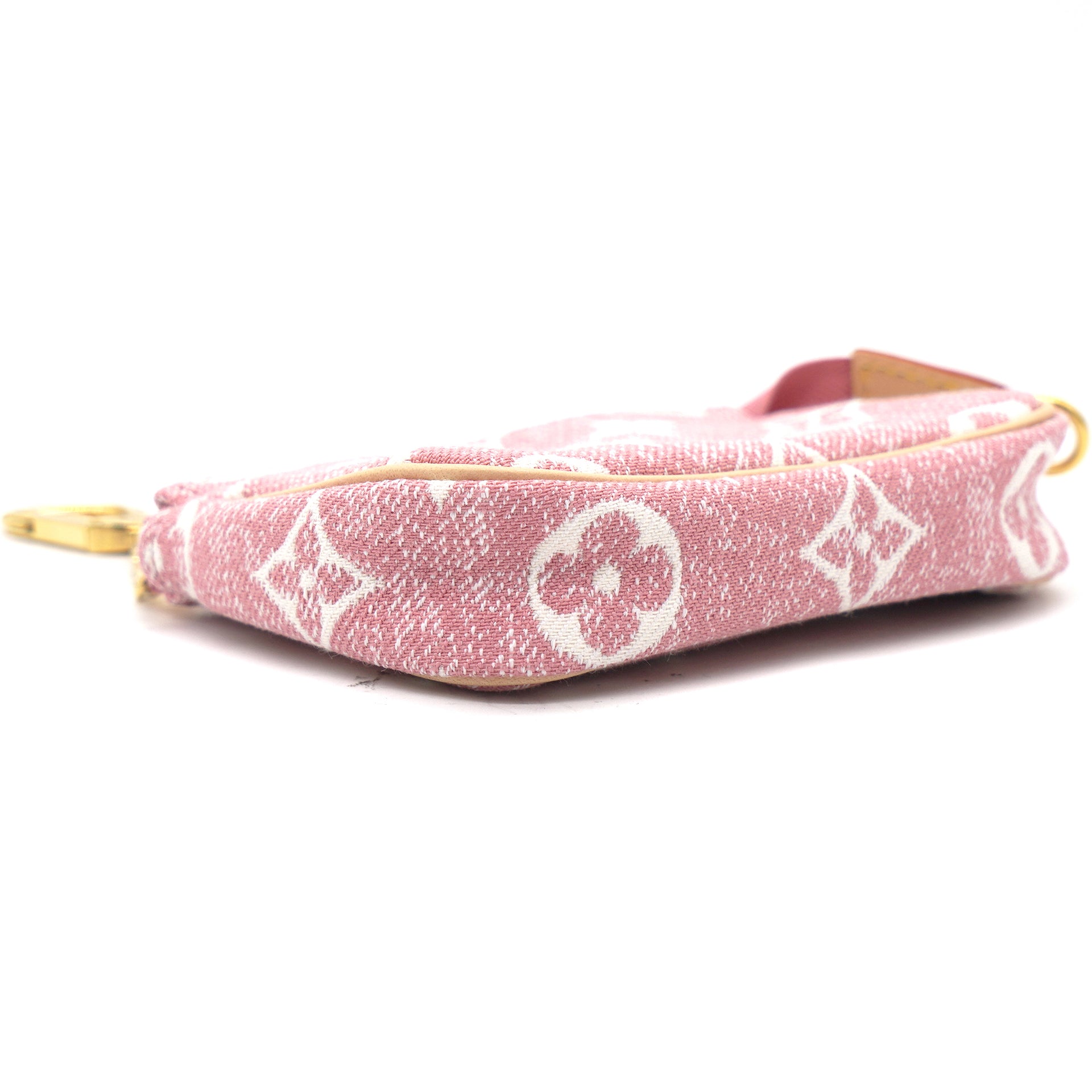 Micro Pochette Accessories Pink Denim