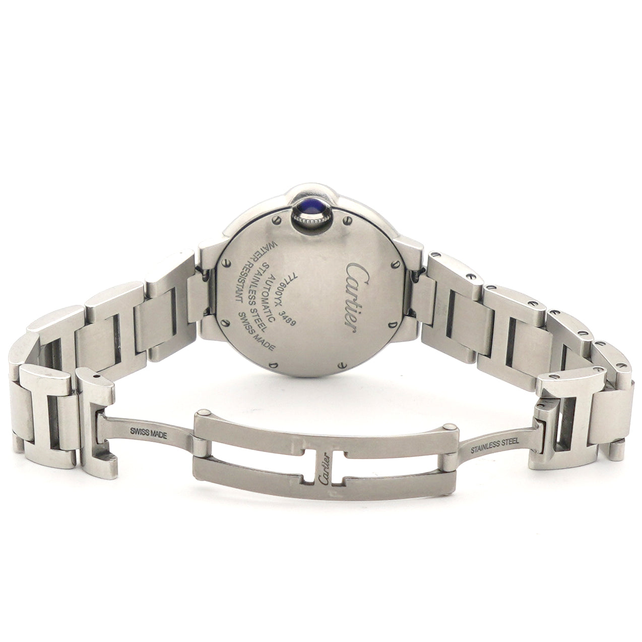 Stainless Steel 33mm Ballon Bleu De Cartier Automatic Watch
