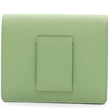 Chevre Mysore Roulis Slim Wallet Vert Criquet