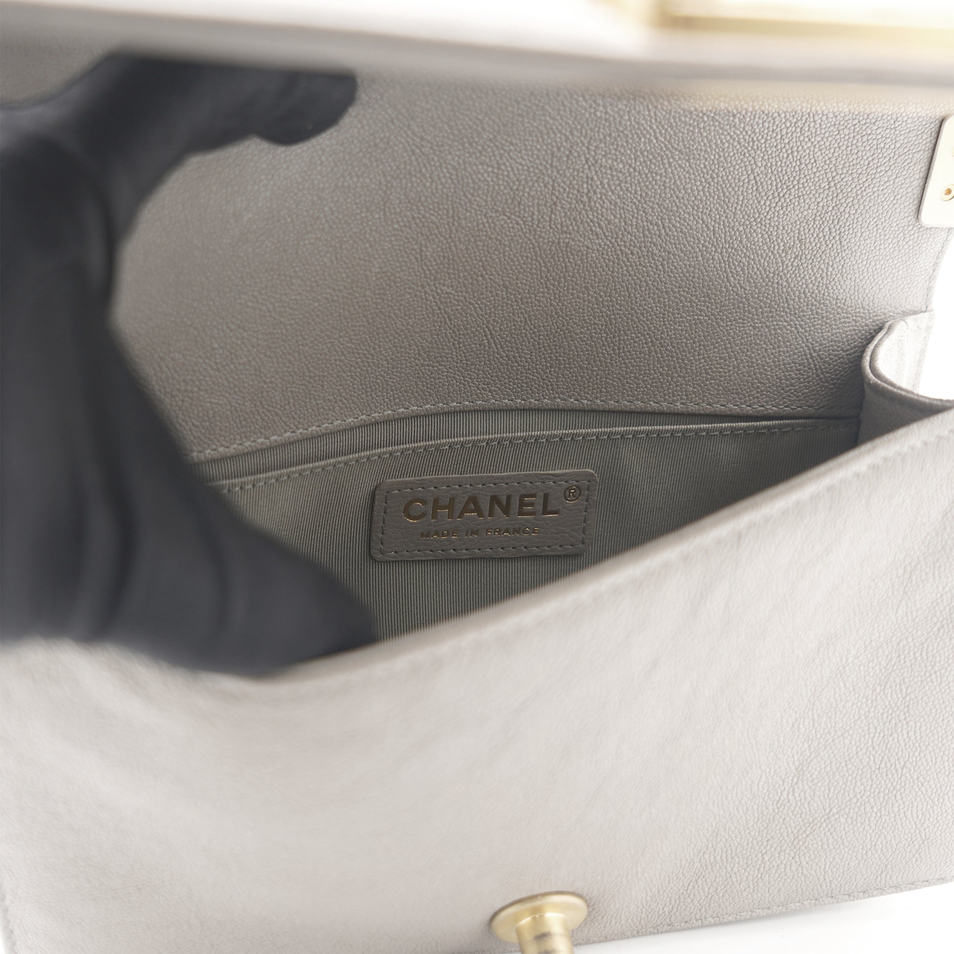 $7000 Chanel Classic Black Patent Calf Leather Chevron Le Boy New Medium  Bag Purse Shiny SHW - Lust4Labels