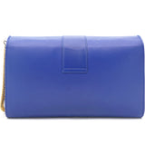 Bright Blue Leather Y-Ligne Mini Bag