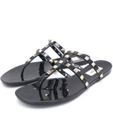 Rockstud Flat Rubber Caged Mules 39