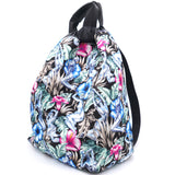 Colourful Flower Pattern Drawstring Backpack