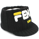 X Fila Mania Embroidered Logo Knitted Beanie Hat