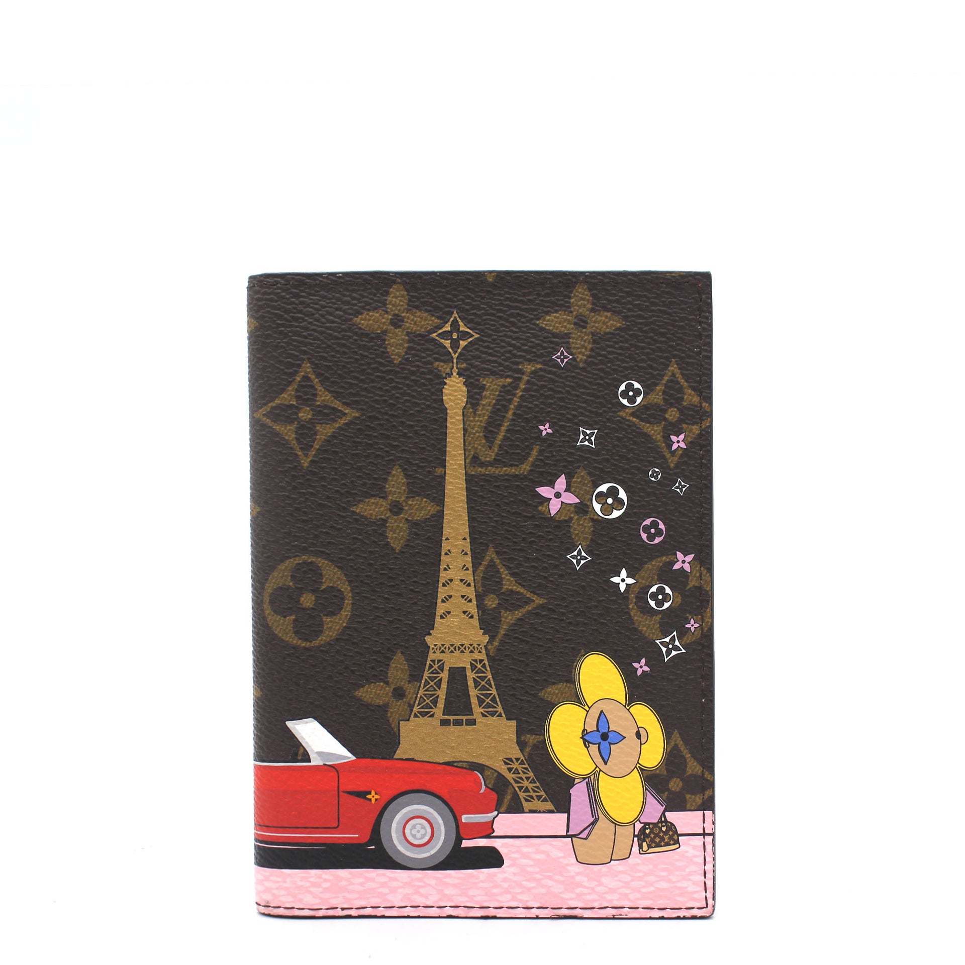 Louis Vuitton Multicolor Vivienne Christmas 2019 Xmas Paris Passport Cover  – STYLISHTOP