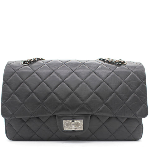Chanel Aged Calfskin Quilted 2.55 Reissue 227 Flap Red