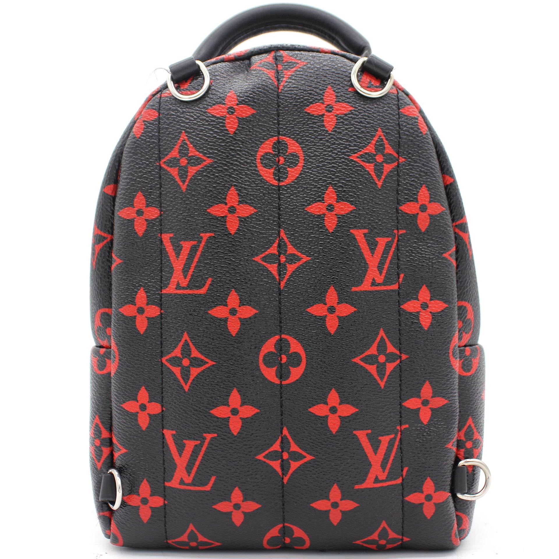 Louis Vuitton Backpack Palm Springs Monogram Infrarouge Mini Black