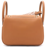 Gold/9D Swift Leather Mini Lindy 20 Bag
