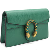 Dionysus leather super mini Emerald Green bag