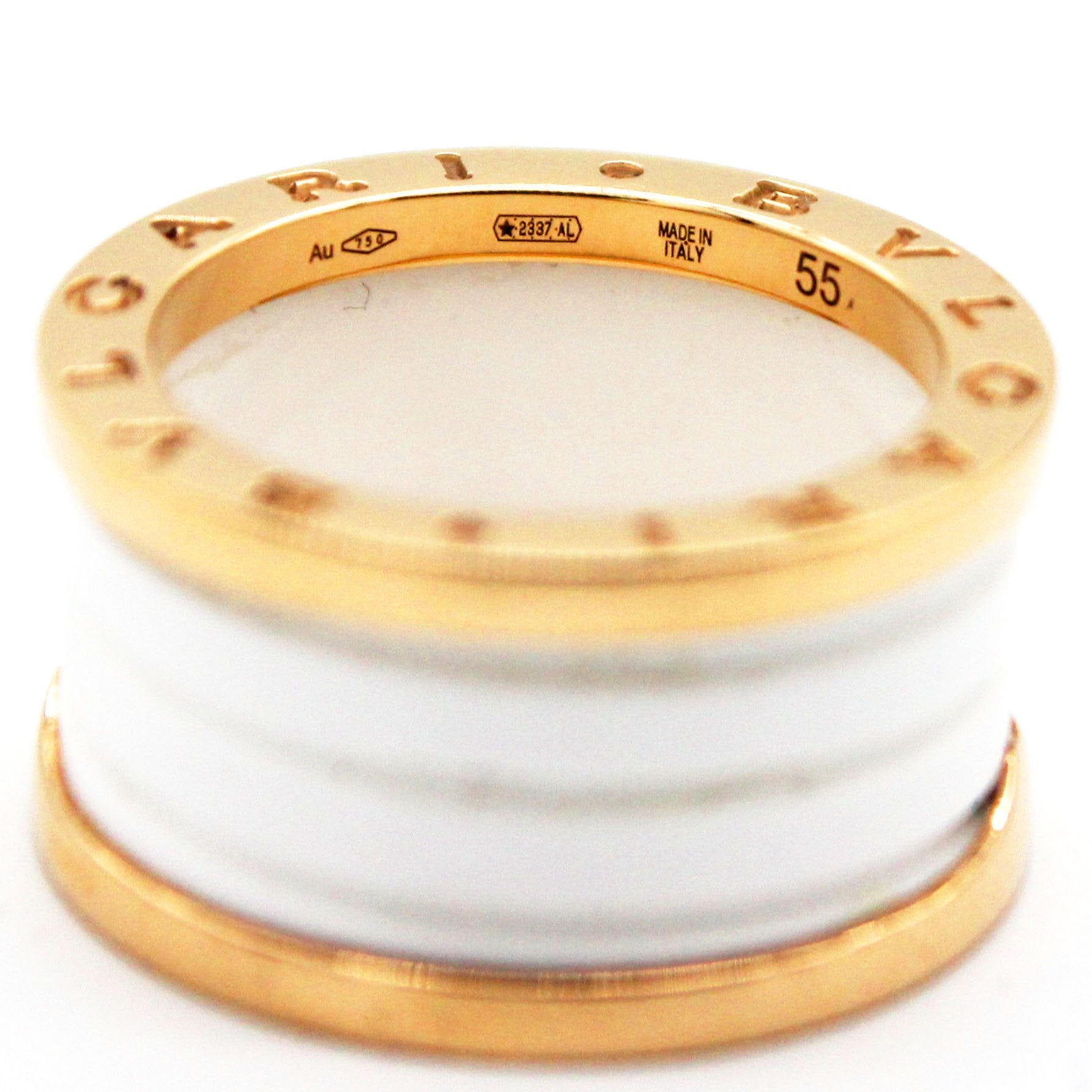 B.Zero1 Ring White Yellow Gold