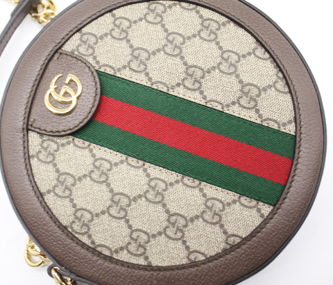 Gucci Ophidia GG round shoulder bag