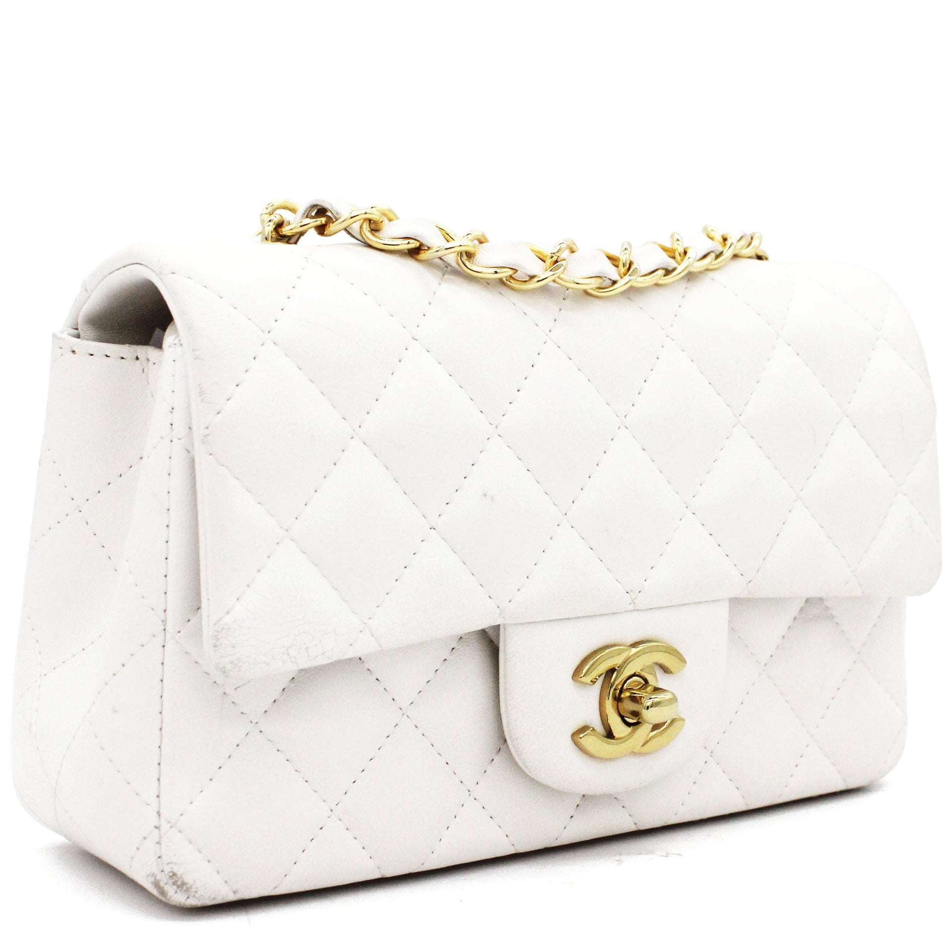 Chanel white mini backpack Clearance