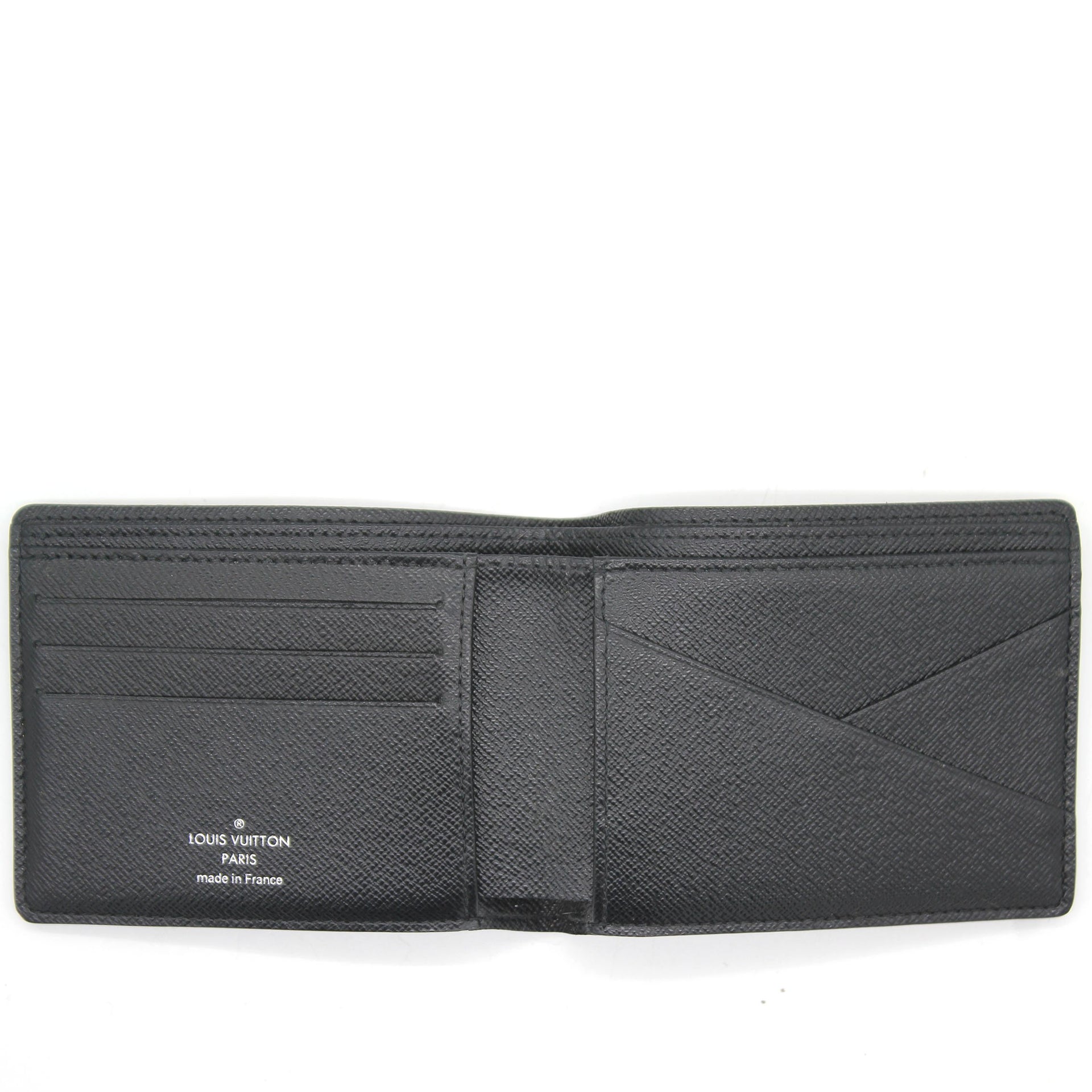 Louis Vuitton Multiple Wallet Damier Graphite Black/Grey/Neon Blue in  Canvas/Leather - GB