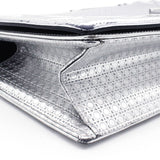 Medium Metallic Diorama Bag Silver