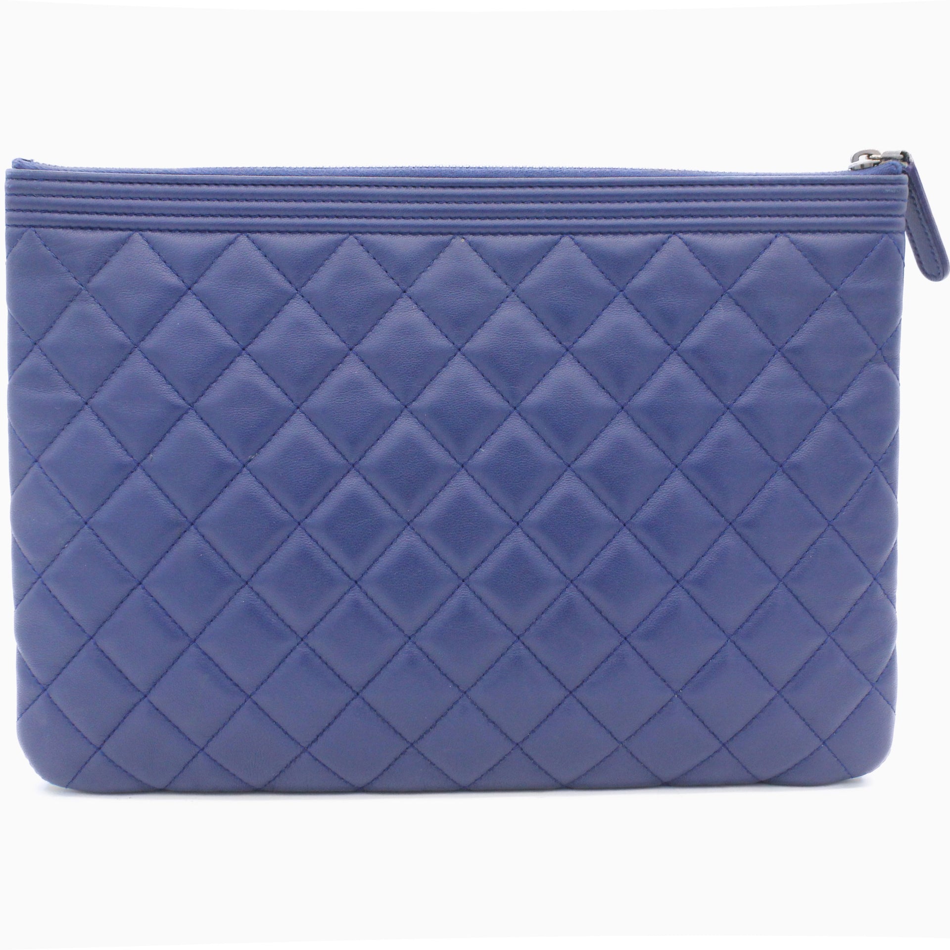 Chanel Quilted Boy O Case Clutch Pouch Bag – STYLISHTOP