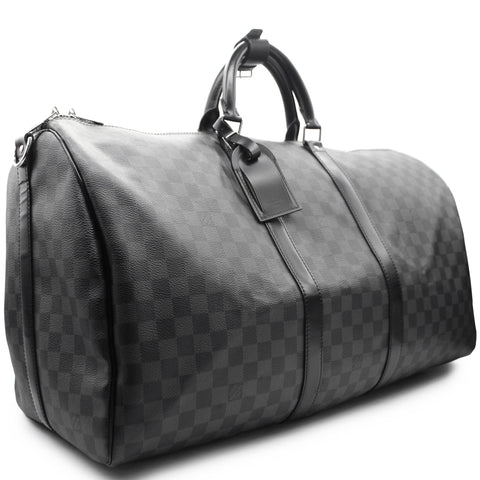 Damier Graphite Keepall Bandouliere 55