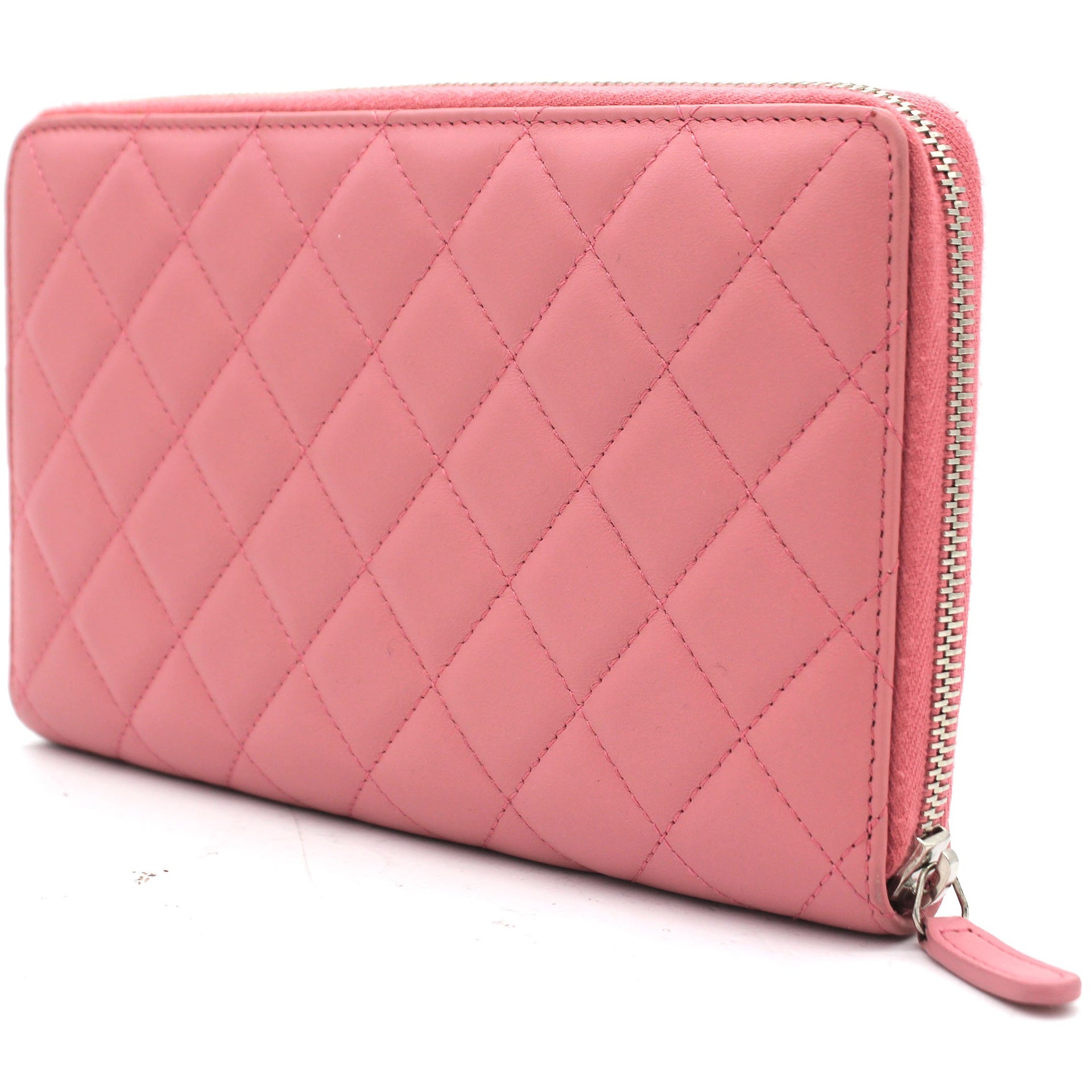 Chanel Pink Quilted Patent Leather Large Boy Bag - Yoogi's Closet