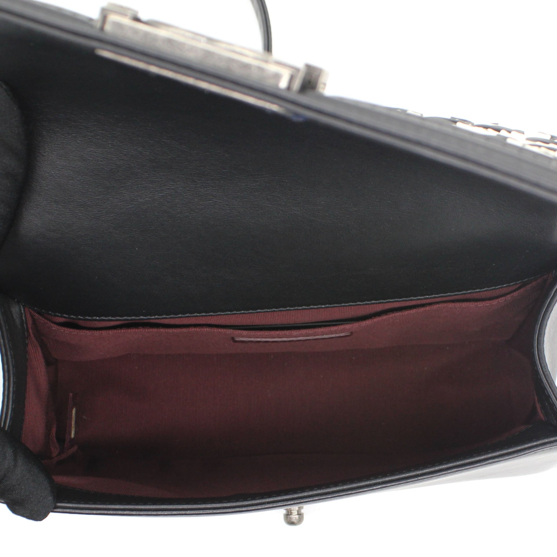 Bi Color Woven Leather Medium Bristol Limited Edition Boy Bag