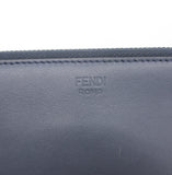 Fendi Leather Zip Clutch
