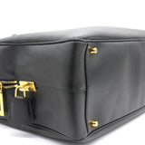 Saffiano Lux Bowler Black Bag