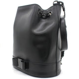 Vara Bow Bucket Black Bag