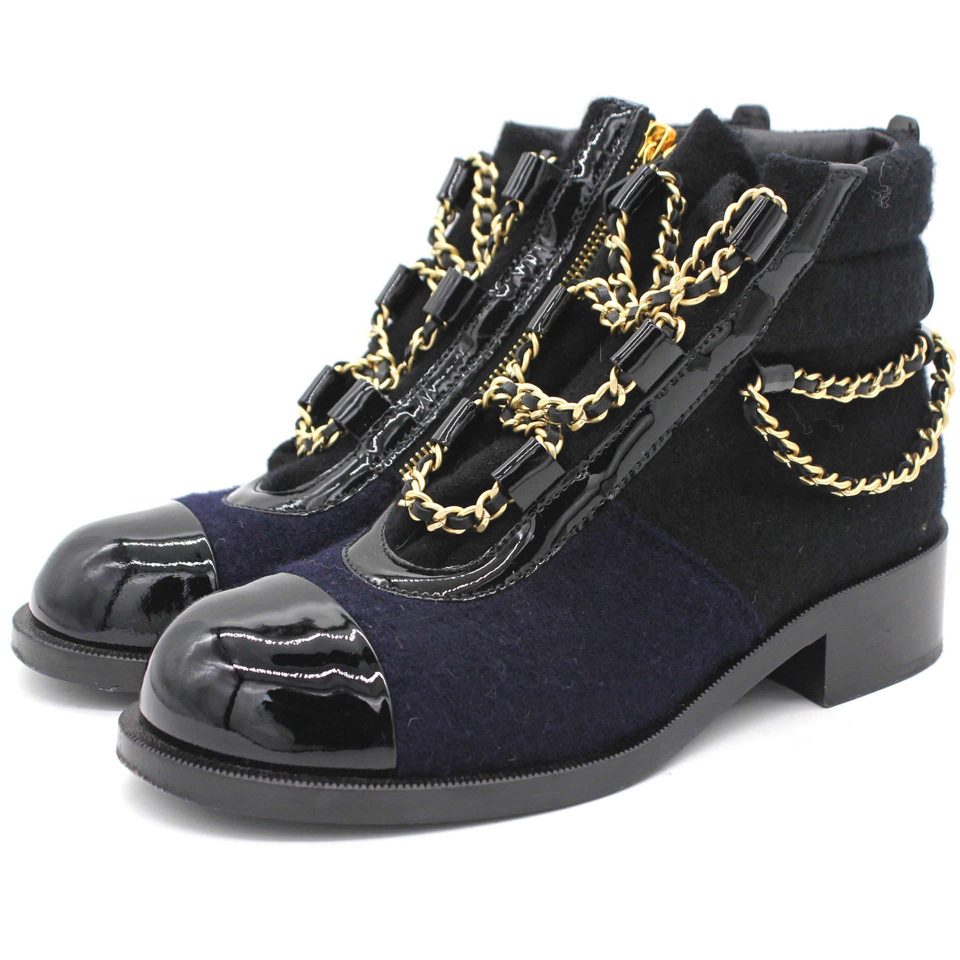 Chanel Ankle Boots Lambskin Luxury Sneakers  Footwear on Carousell