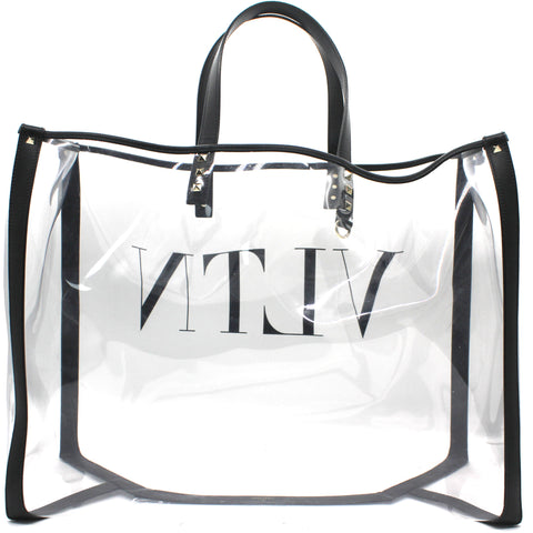 Plexy VLTN Large Shopping Bag Transparent