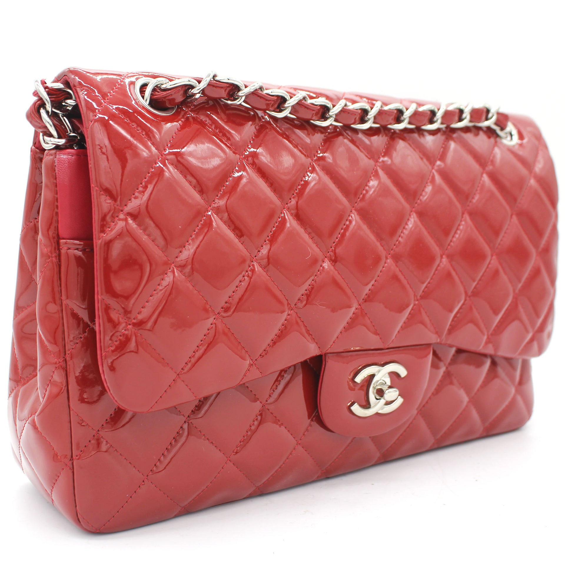 Chanel Red Quilted Tweed Vintage Flap Bag – STYLISHTOP