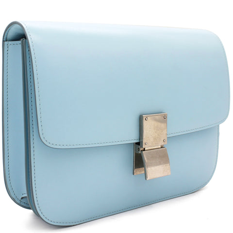 Medium Classic Box Bag Baby Blue