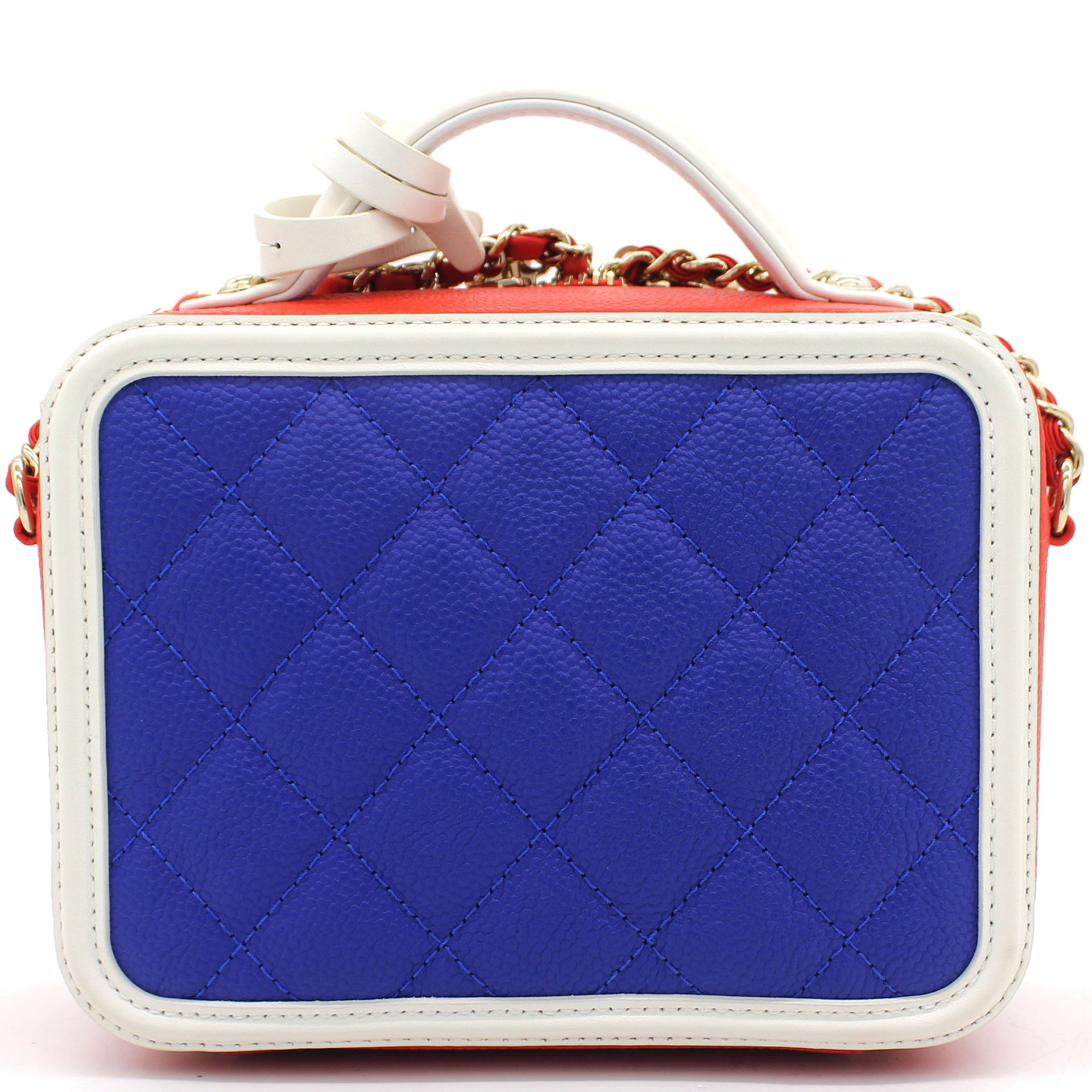 Caviar Quilted Small CC Filigree Vanity Case