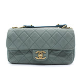 Chanel Nubuck Caviar Leather Classic Fap Shoulder Bag
