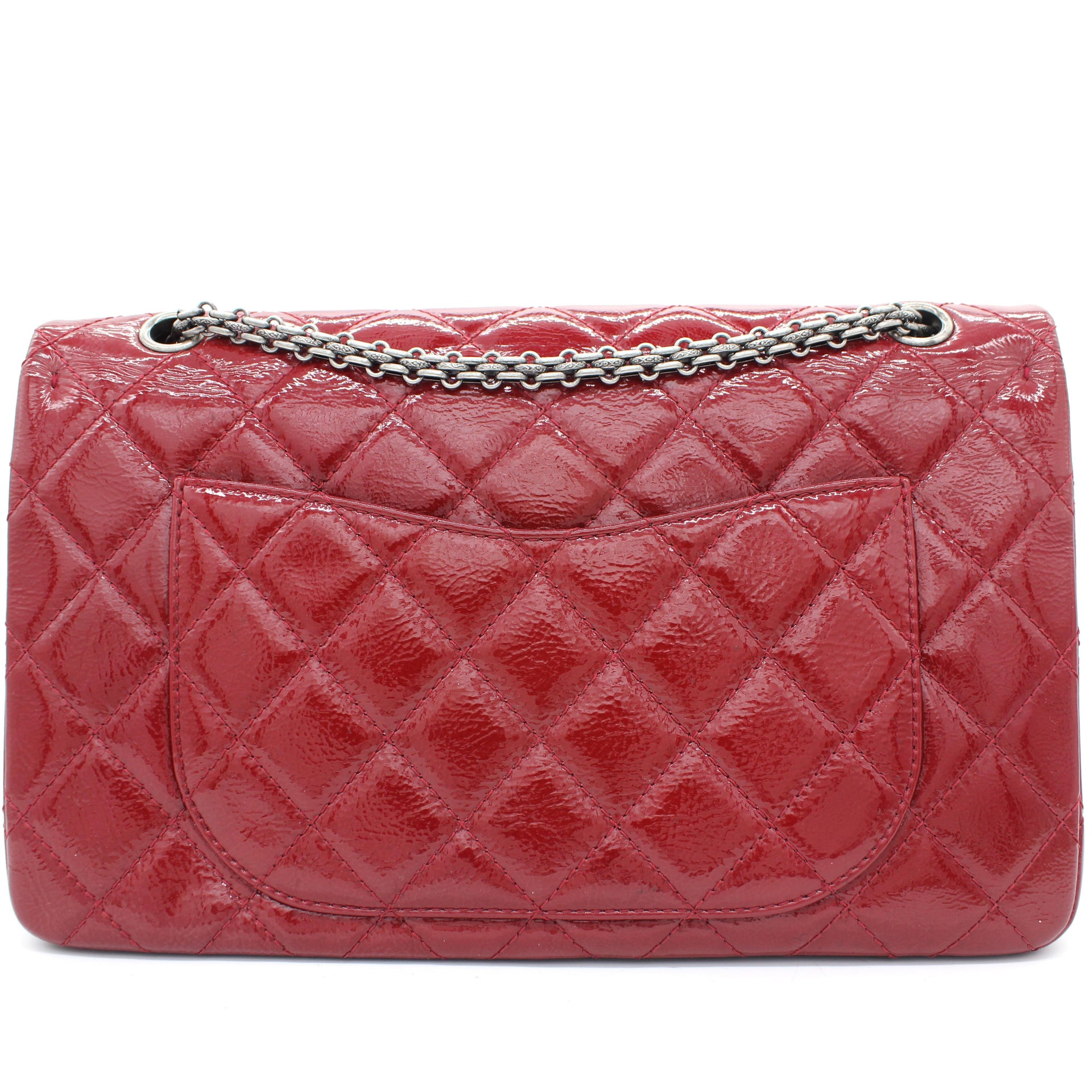 Red Quilted Patent Leather Jumbo Reissue 2.55 277