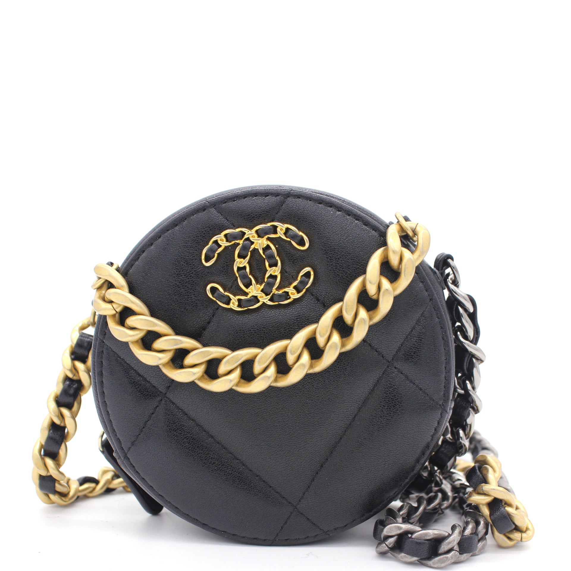 Chanel 19 round clutch Clearance
