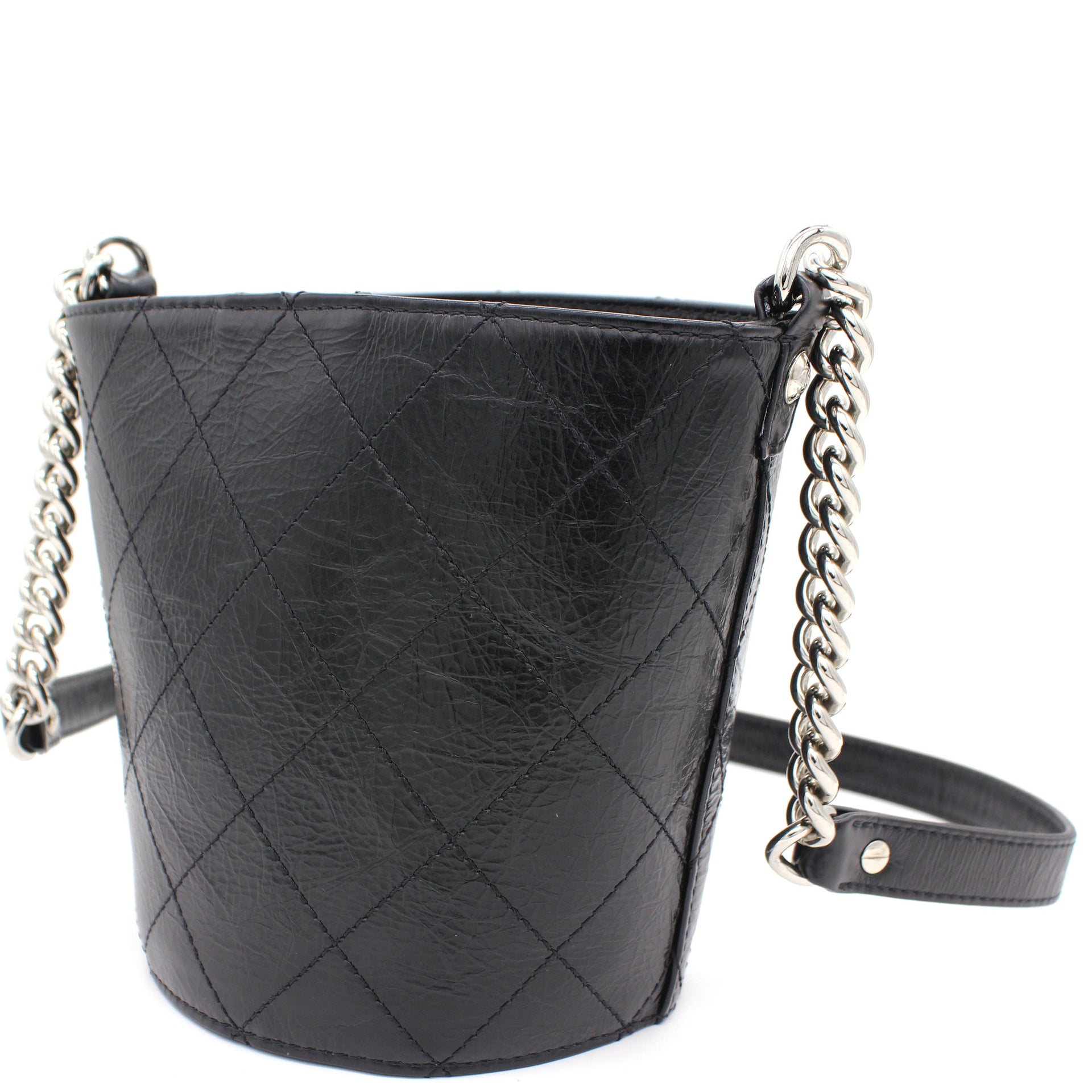Chanel Leather Small Calfskin Bucket Bag – STYLISHTOP