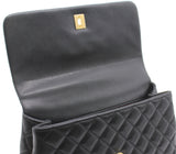 Chanel Caviar Quilted Coco Handle Flap Black