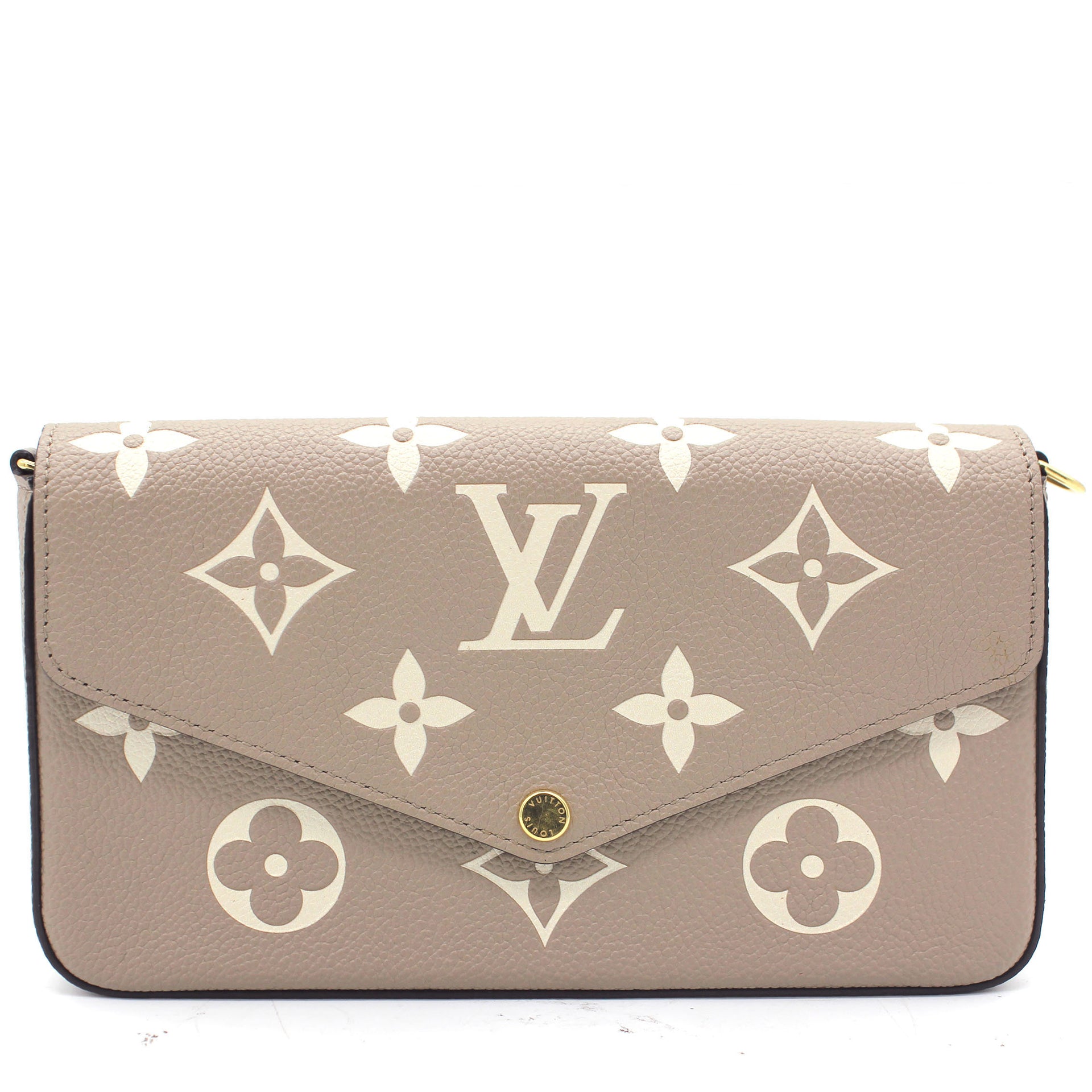 Louis Vuitton Felicie Pochette Bicolor Monogram Empreinte Leather –  STYLISHTOP