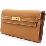 Kelly to Go Gold Epsom Leather