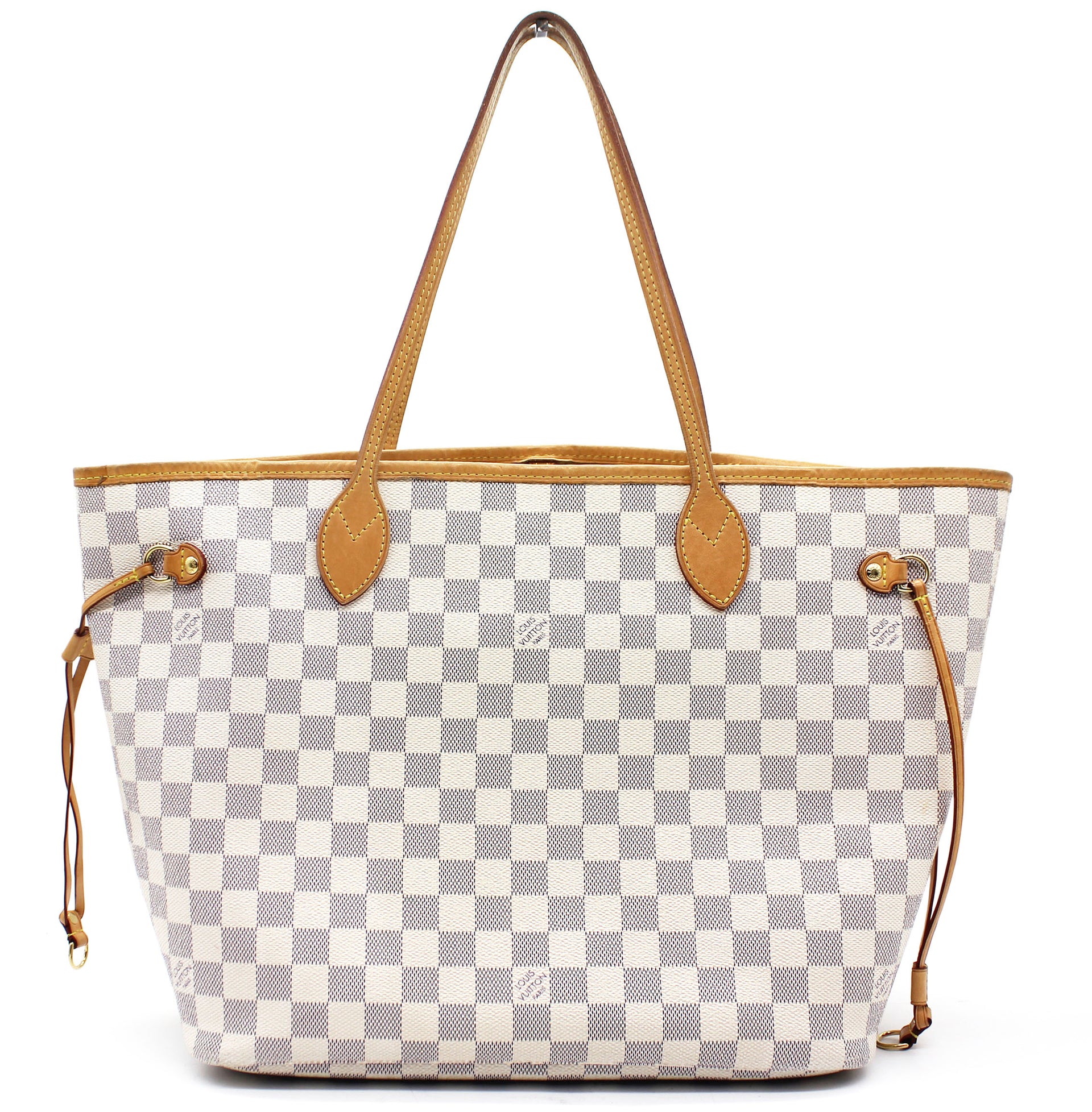 Lot - Louis Vuitton Neverfull MM Tote Bag, in Damier Azur coated canvas