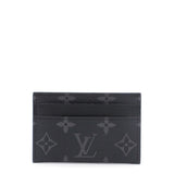 Louis Vuitton Double Card Holder Monogram Eclipse Canvas