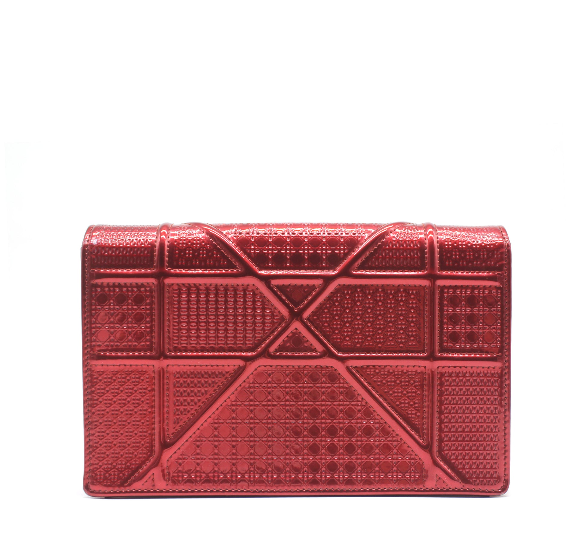 Christian Dior Micro Cannage Diorama Wallet On Chain