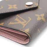 Victorine Wallet Monogram Pink