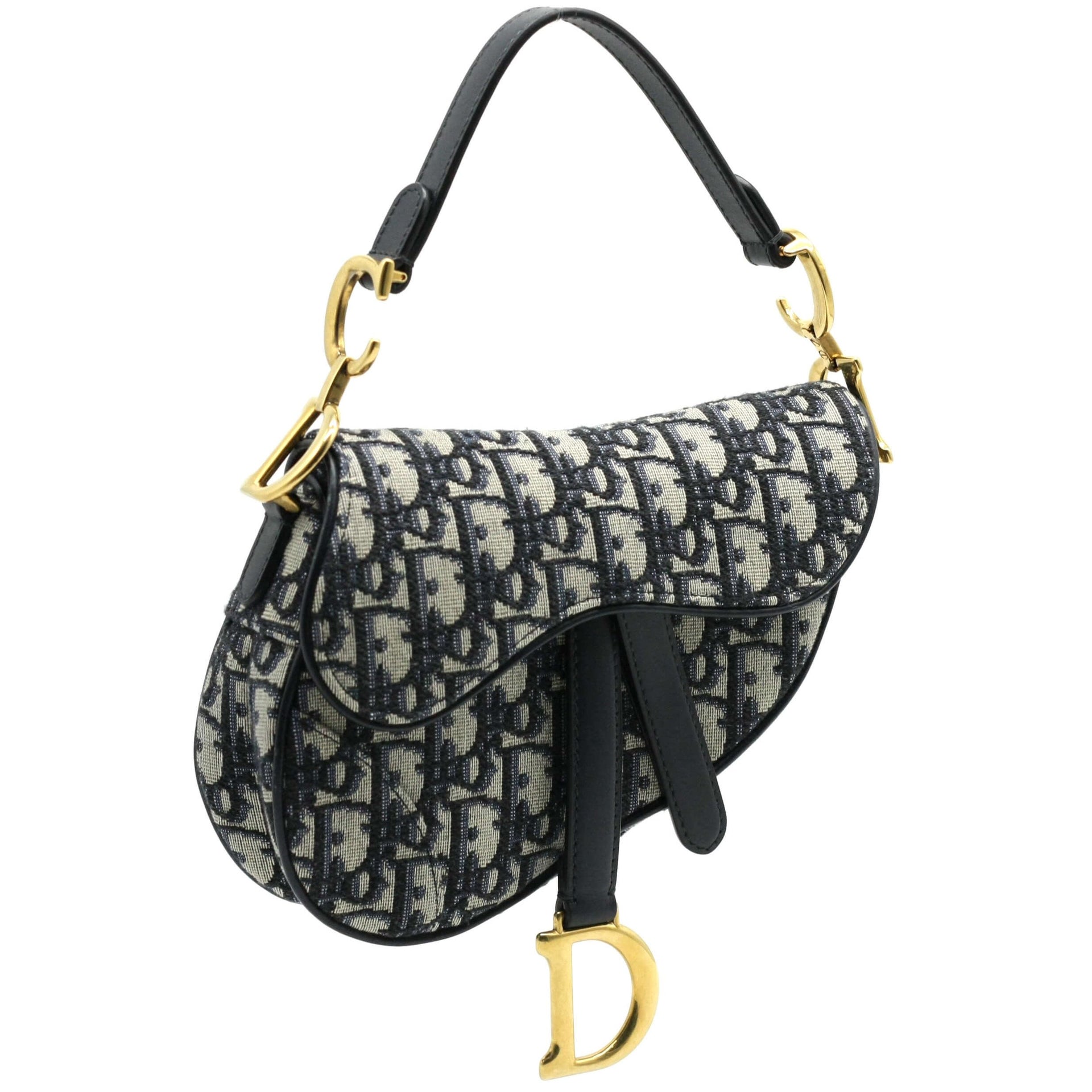 Saddle Belt Pouch Blue Oblique  Womens Dior Mini Bags & Belt Bags