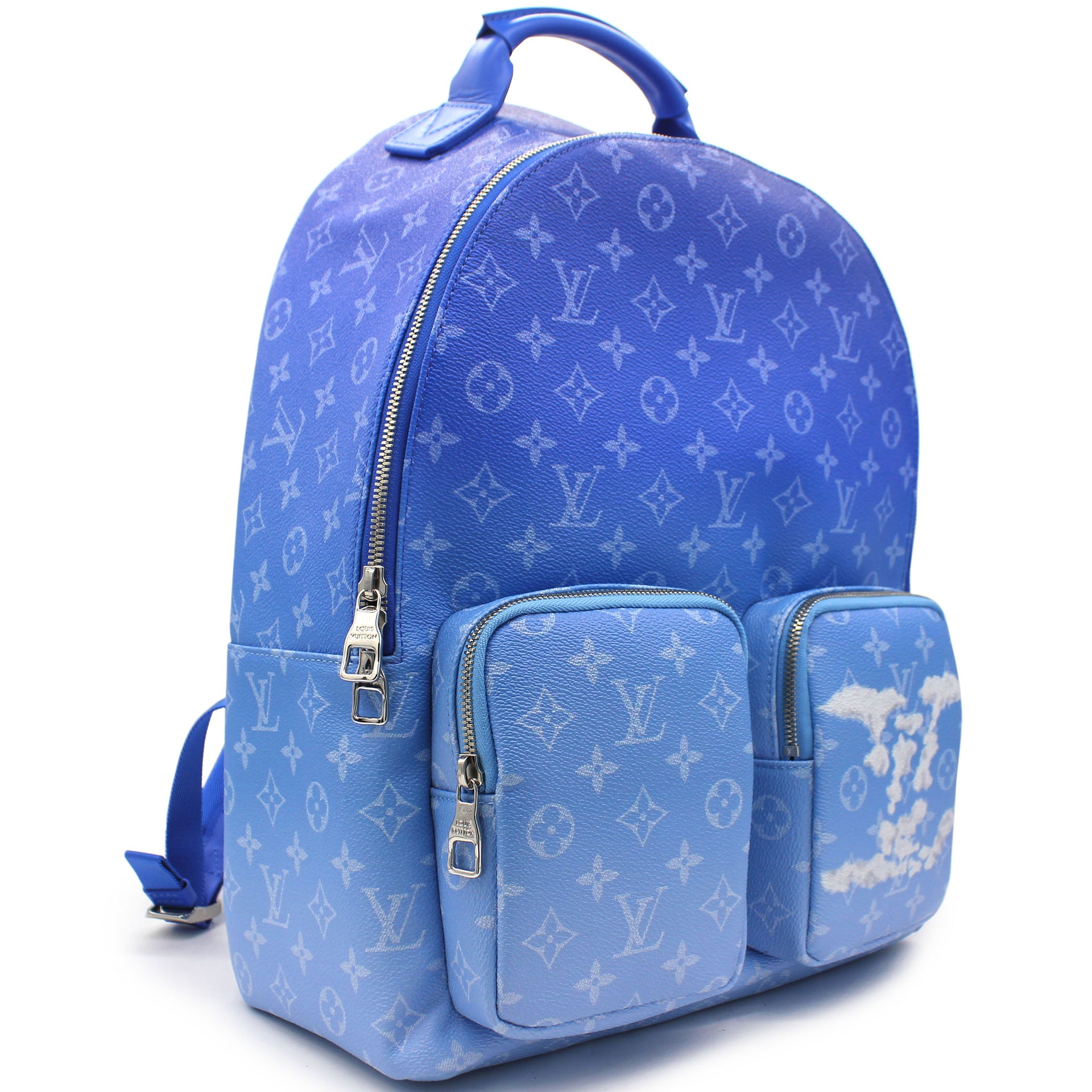 louis vuitton blue monogram backpack Louis Vuitton Backpack Multipockets Clouds Monogram Blue – STYLISHTOP