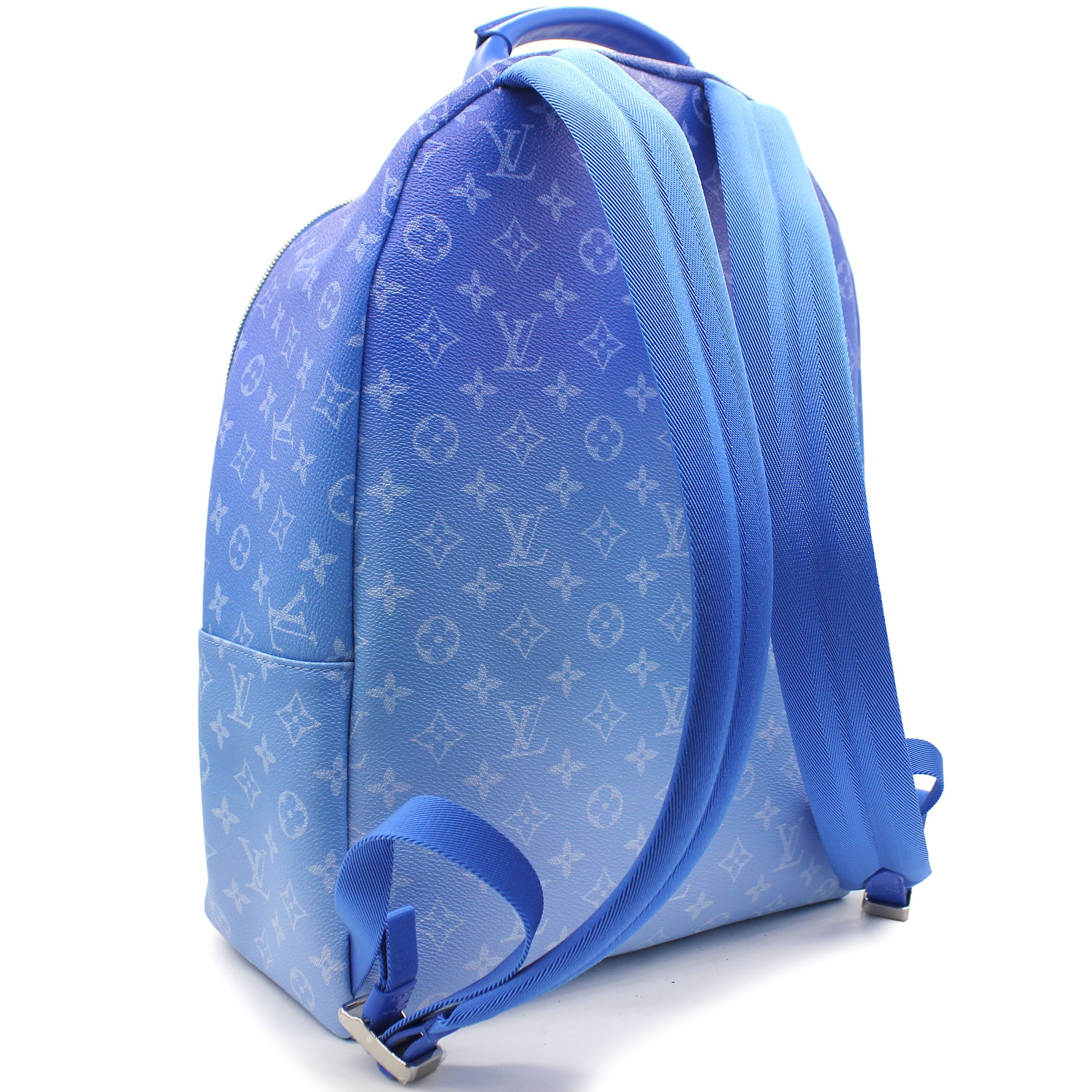 blue louis vuitton bookbag