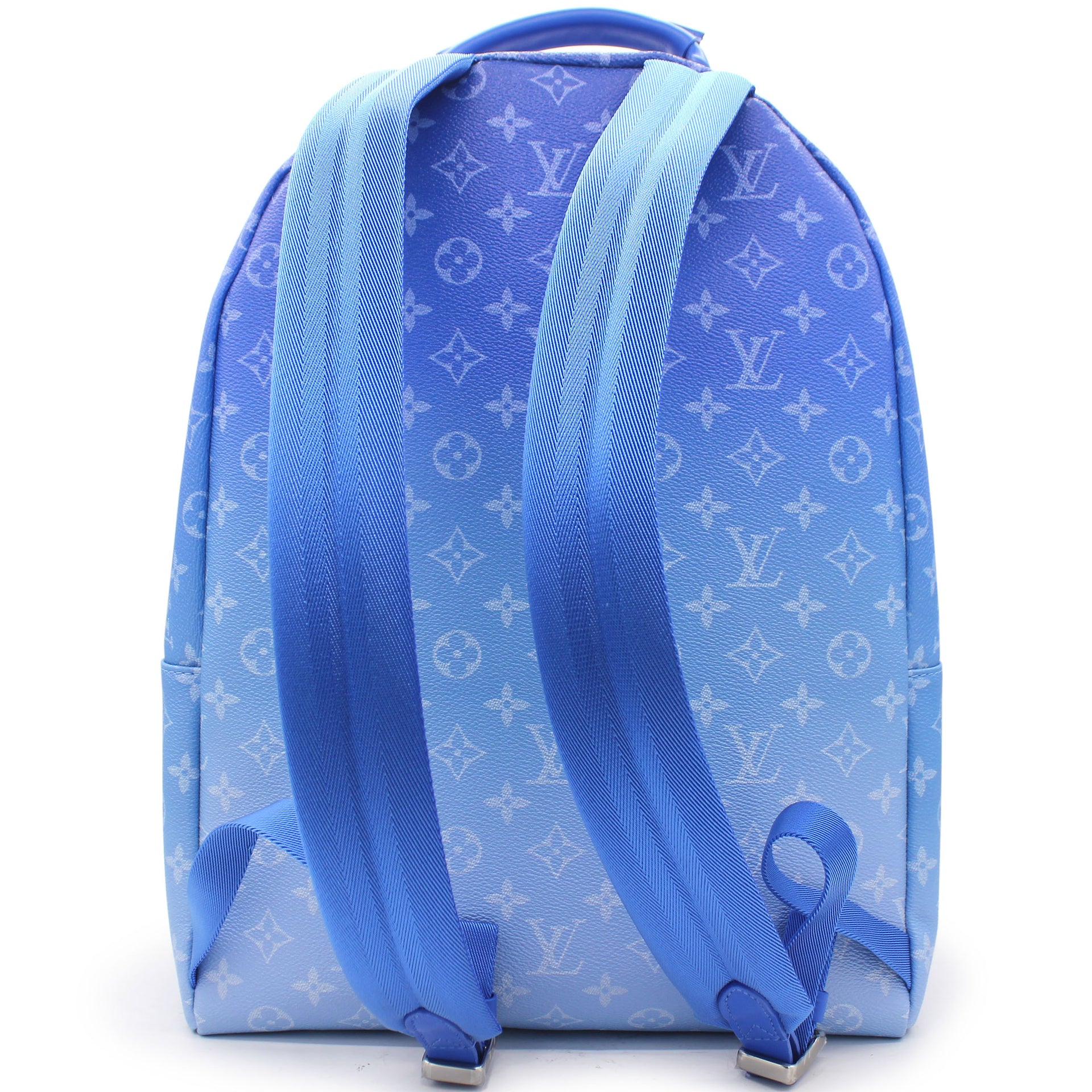 LOUIS VUITTON Monogram Clouds Multipockets Backpack Blue 1300895