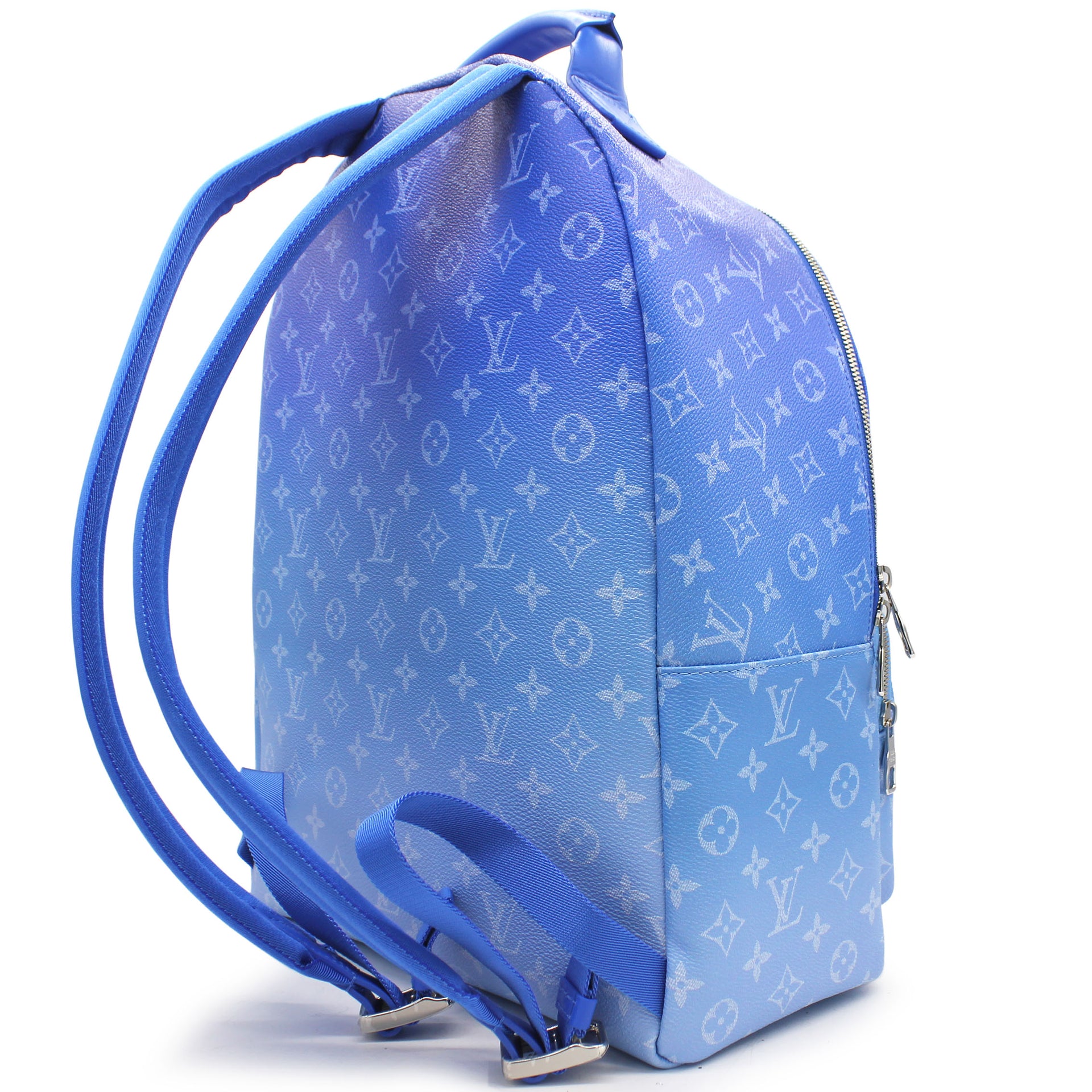 light blue louis vuitton backpack Louis Vuitton Backpack Multipockets Clouds Monogram Blue – STYLISHTOP