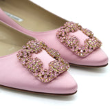 Hangisi embellished-buckle ballerina shoes