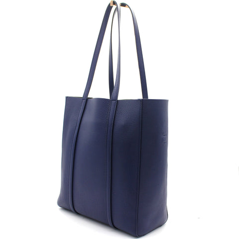Everyday XS Tote Bag in blue calfskin