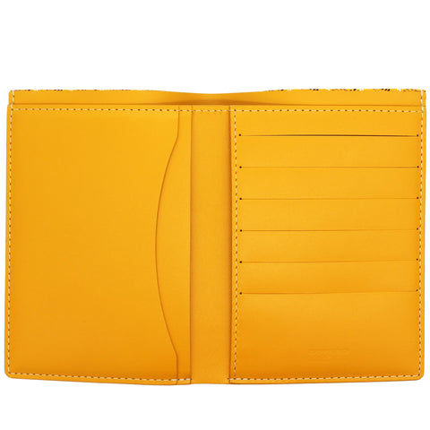 Goyardine Passport Wallet Yellow